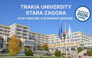 Trakia University Stara Zagora: Medical and Veterinary Studies with International recognized degrees